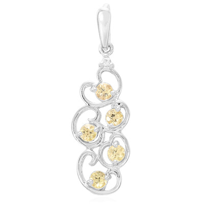 Pendentif en argent et Topaze impériale