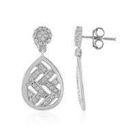 Boucles d'oreilles en argent et Zircon