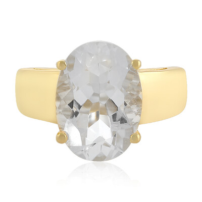 Bague en argent et Quartz blanc