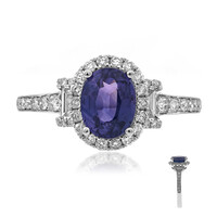 Bague en or et Saphir pourpre (CIRARI)