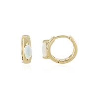 Boucles d'oreilles en argent et Opale Welo