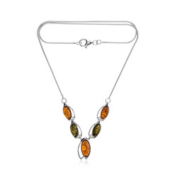 Collier en argent et Ambre baltique