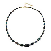 Collier en argent et Opale Mezezo