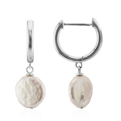 Boucles d'oreilles en argent et Perle de culture d'eau douce