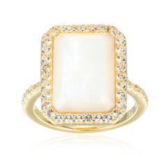 Bague en argent et Nacre