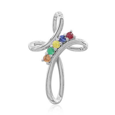 Pendentif en argent et Rubis