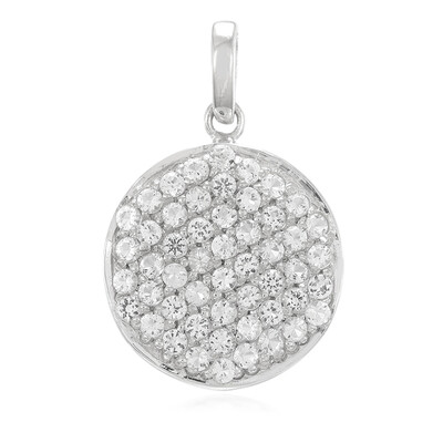 Pendentif en argent et Topaze blanche