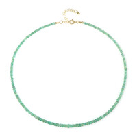 Collier en argent et Emeraude de Zambie
