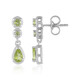 Boucles d'oreilles en argent et Péridot
