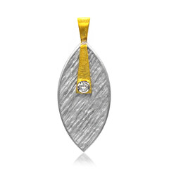 Pendentif en argent et Topaze blanche