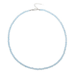 Collier en argent et Aigue-marine