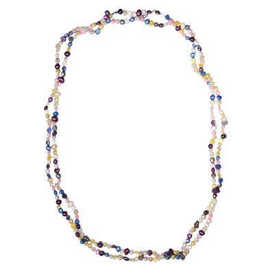 Collier en argent et Perle de culture d'eau douce (TPC)