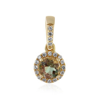 Pendentif en or et Pierre du Soleil de l’Orégon