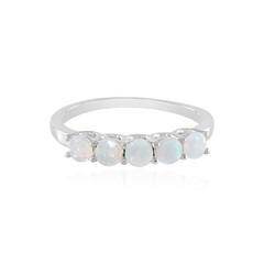 Bague en argent et Opale Welo