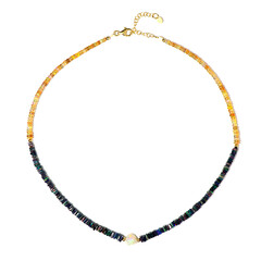Collier en argent et Opale Welo