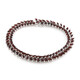 Bracelet en argent et Grenat du Mozambique