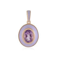Pendentif en argent et Améthyste Rose de France (Adela Silber)