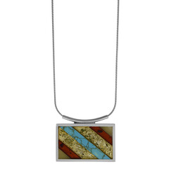 Collier en argent et Turquoise
