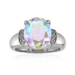 Bague en argent et Quartz Rayon de Lune