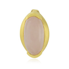 Pendentif en argent et Quartz rose