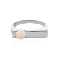 Bague en argent et Opale Welo
