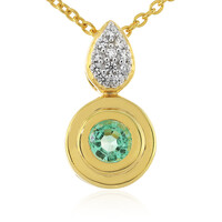 Collier en argent et Emeraude de Colombie