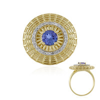 Bague en or et Tanzanite AAA (Ornaments by de Melo)