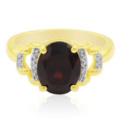 Bague en argent et Grenat du Mozambique (Remy Rotenier)