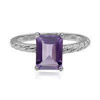 Bague en argent et Améthyste
