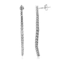 Boucles d'oreilles en argent et Zircon