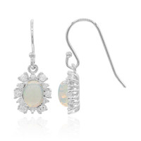 Boucles d'oreilles en argent et Opale Welo