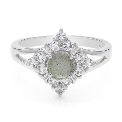 Bague en argent et Spectrolite