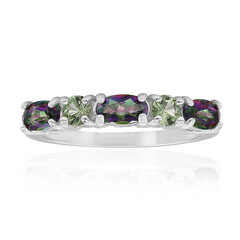 Bague en argent et Quartz mystique