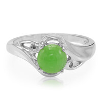 Bague en argent et Chrysoprase impériale
