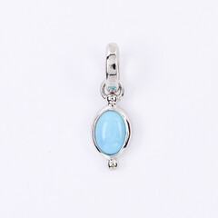 Pendentif en argent et Turquoise