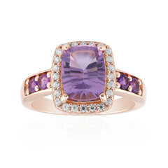 Bague en argent et Améthyste