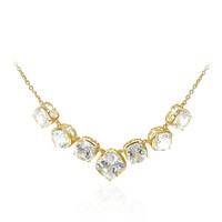 Collier en argent et Topaze blanche