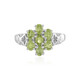 Bague en argent et Péridot