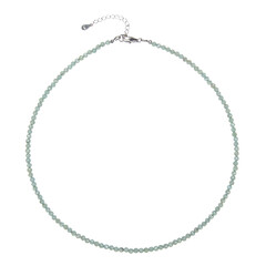 Collier en argent et Apatite verte