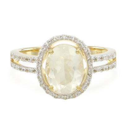 Bague en argent et Orthose