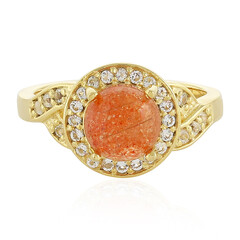 Bague en argent et Pierre du Soleil