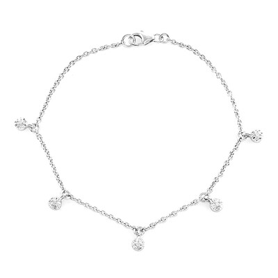 Bracelet en argent et Diamant I2 (I)