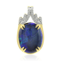 Pendentif en or et Opale noire de Lightning Ridge (Mark Tremonti)