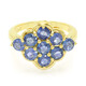 Bague pour homme en argent et Saphir de Kanchanaburi