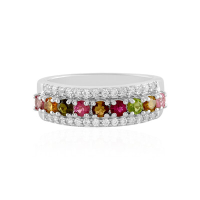 Bague en argent et Tourmaline