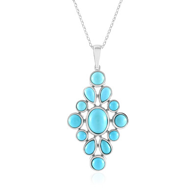 Pendentif en argent et Turquoise Sleeping Beauty