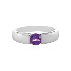 Bague en argent et Améthyste du Maroc