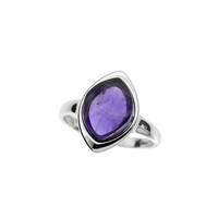Bague en argent et Améthyste