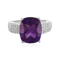Bague en argent et Améthyste de Sibérie
