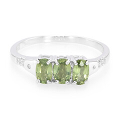 Bague en argent et Saphir du Mozambique